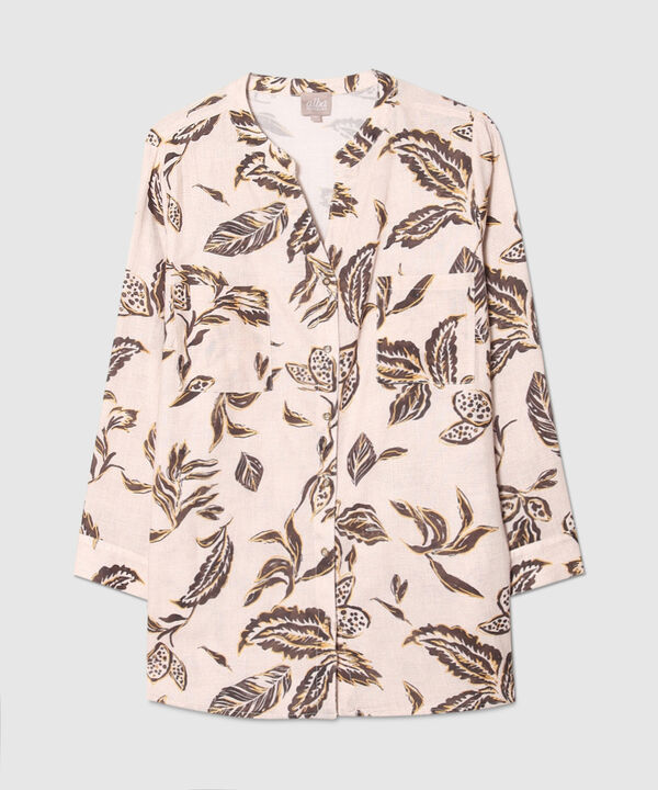 Blusa Manga 3/4  Estampada