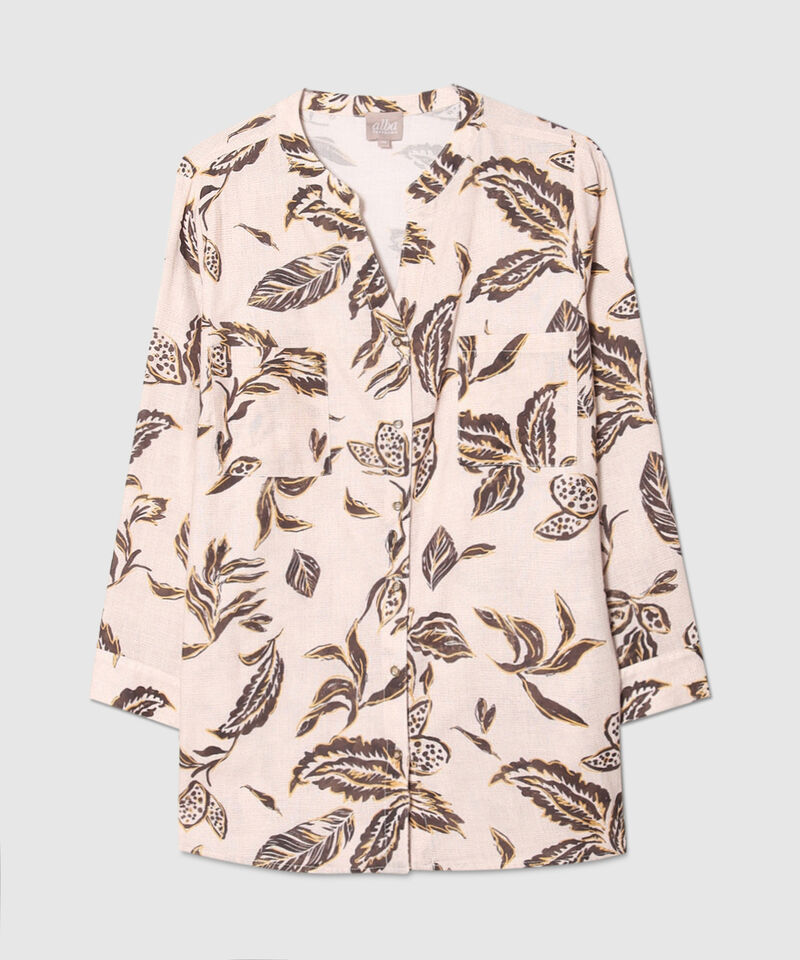 Blusa Manga 3/4  Estampada