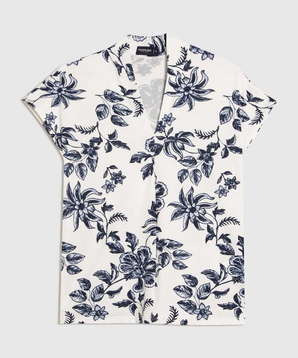Camiseta Estampada Cuello en V