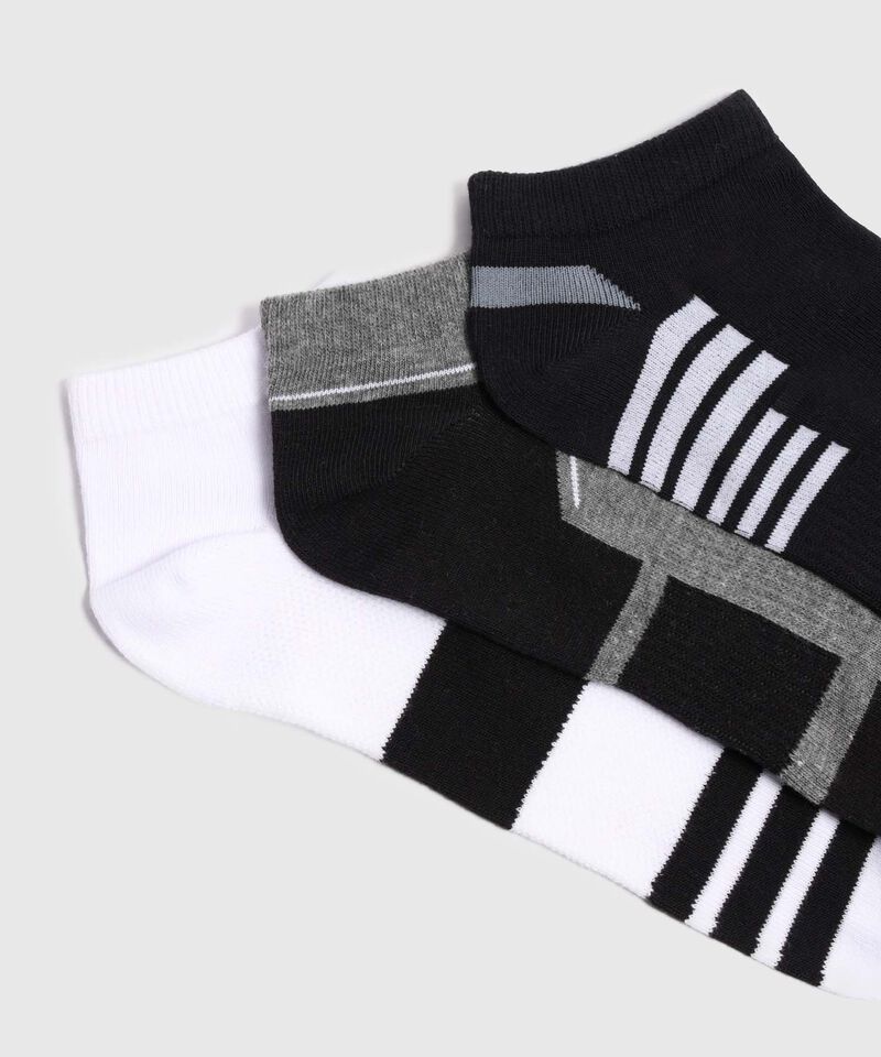 Pack X3 Medias Invisibles Estampadas
