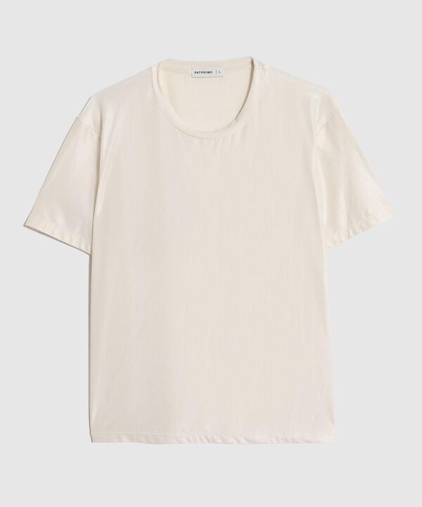 Camiseta Unicolor Con Textura  image number null