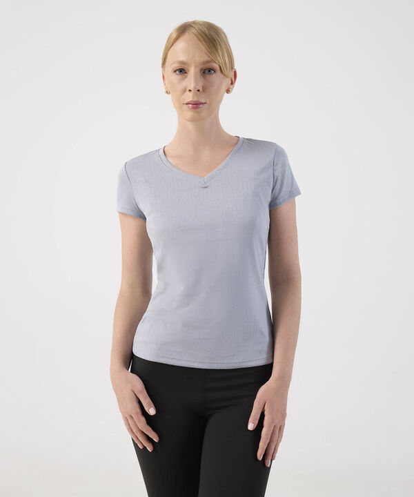 Camiseta Unicolor Texturizada image number null