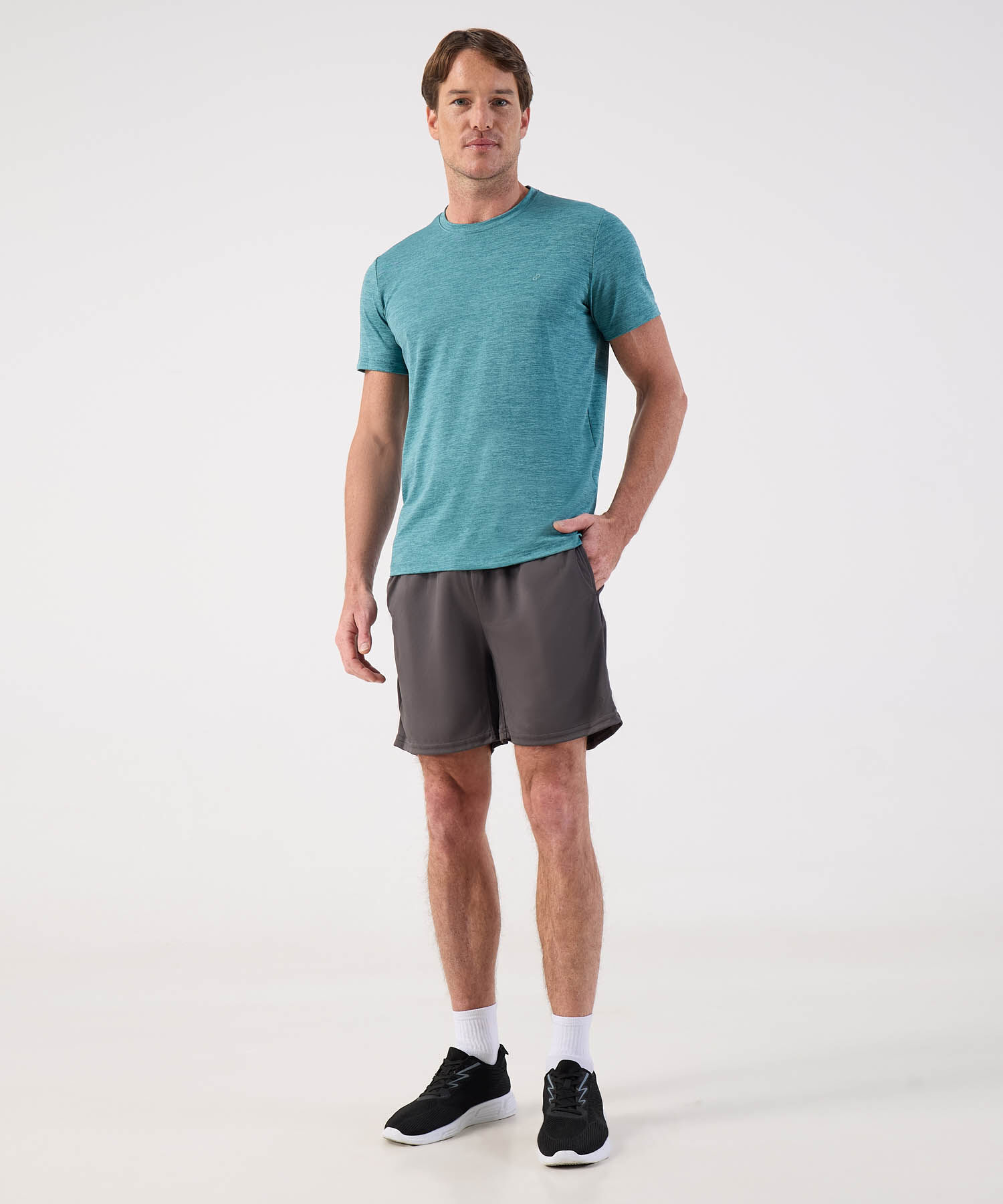 Camiseta Deportiva para Hombre de Tejido Texturizado