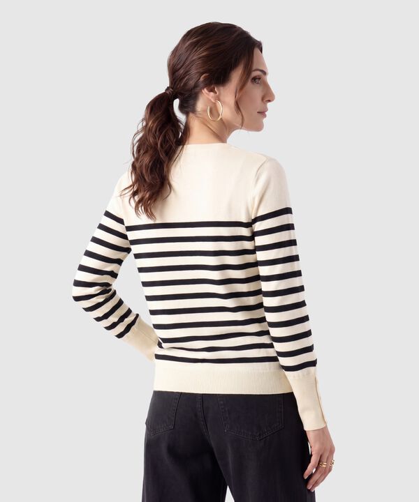 Saco Tejido Botones Pu&ntilde;o Para Mujer