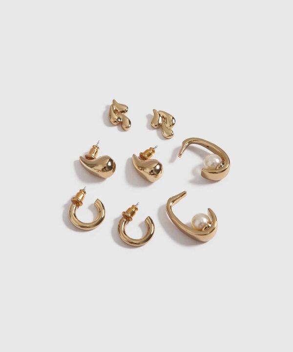 Set x 4 Aretes Dorados image number null