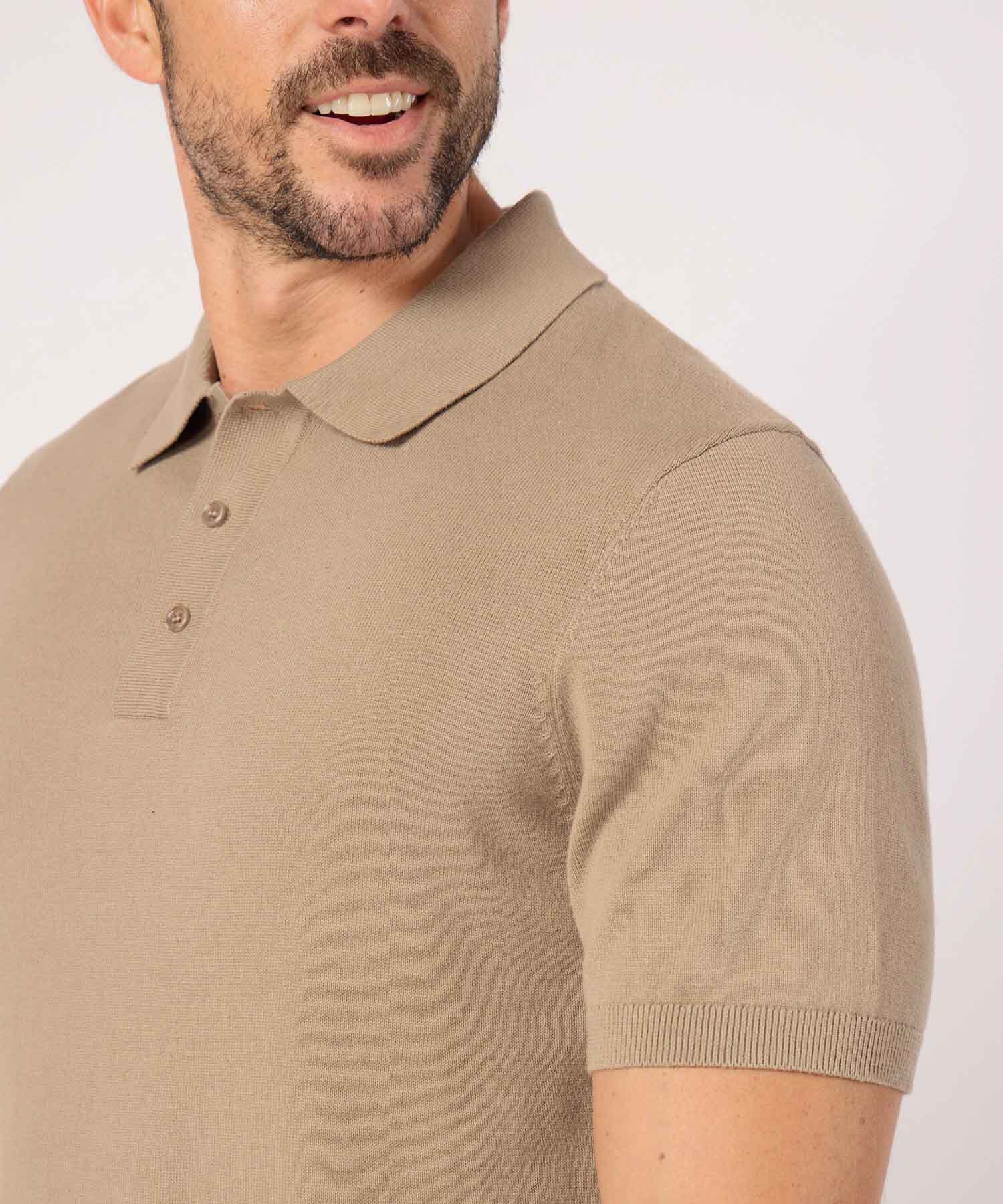 Polo Unicolor Manga Corta 