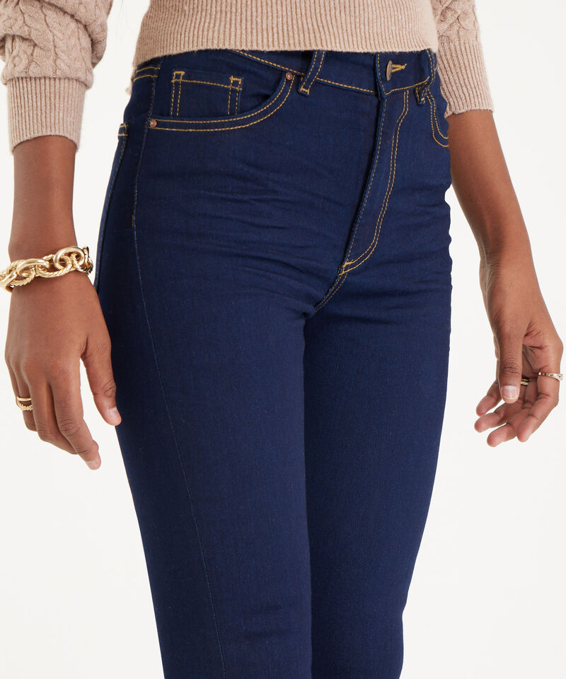 Jean Skinny Tiro Alto