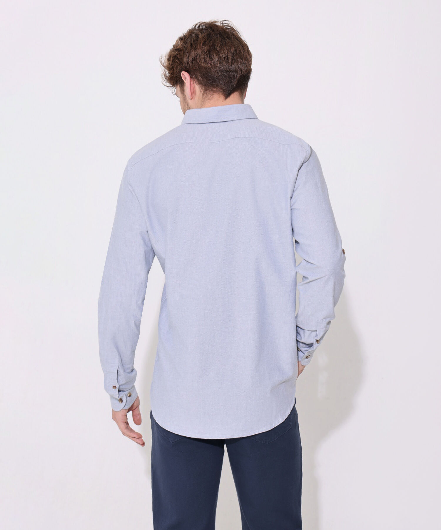 Camisa Manga Larga Unicolor