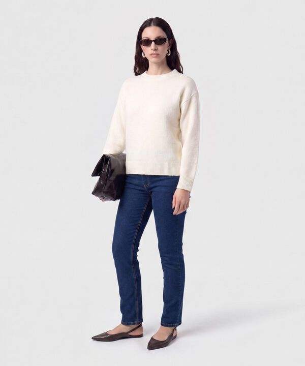 Saco de Punto B&aacute;sico para Mujer