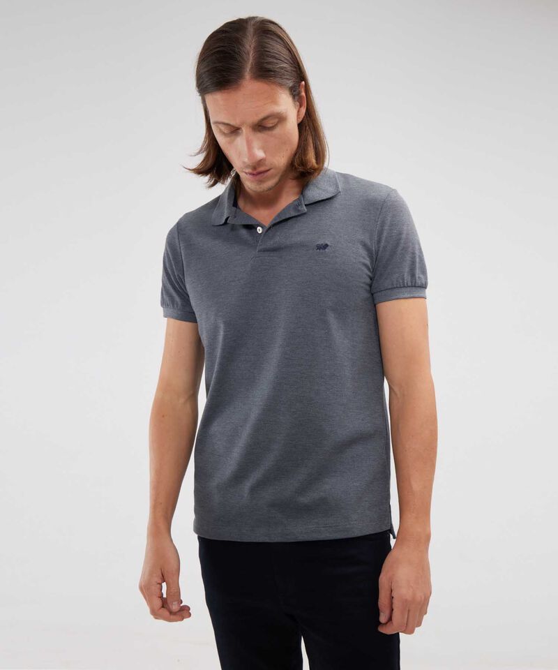 Polo Tejido Unicolor Cuello Y Puños Tejidos,Sin Bolsillo Con Hiladillo.