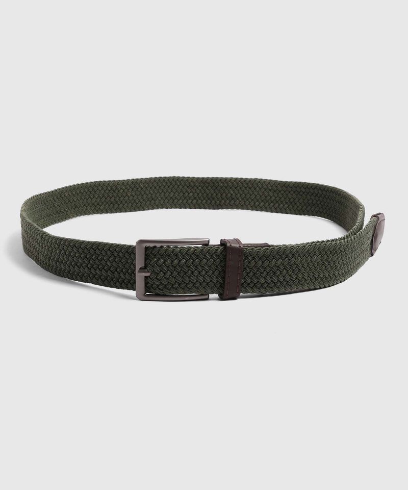 Cinturón Trenzado Elástico Casual Para Hombre