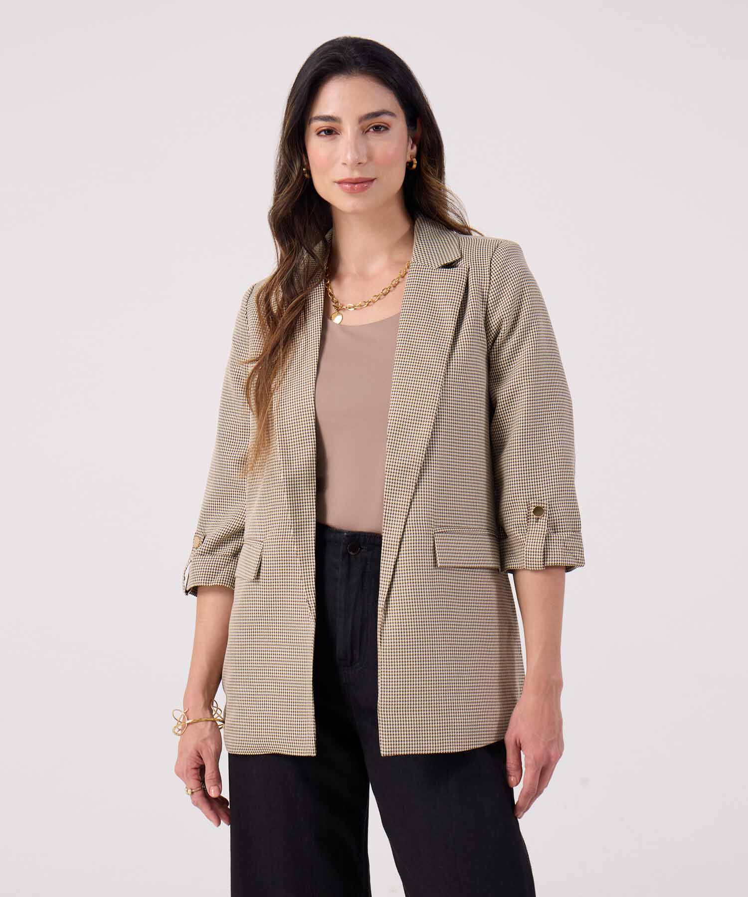 Blazer A Cuadros 