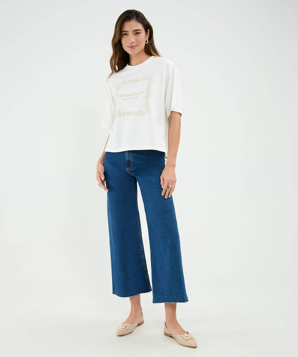 Jeans Culotte Tono Medio image number null