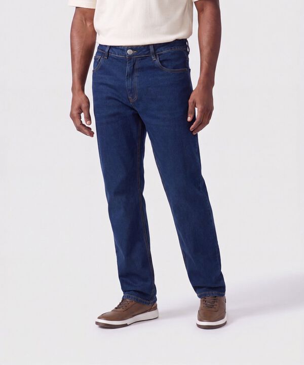Jeans Cl&aacute;sico de Corte Recto Para Hombre image number null