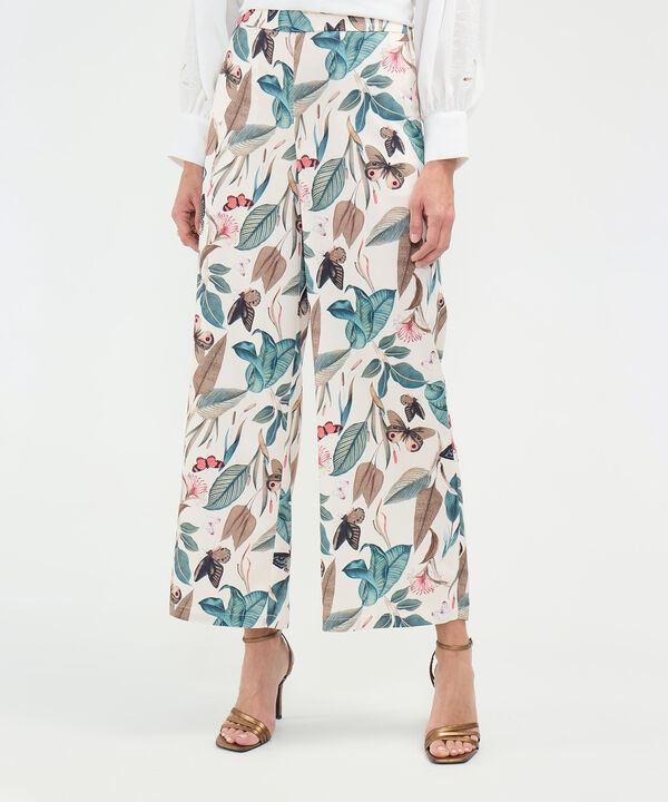 Pantalón Fluido Estampado image number null