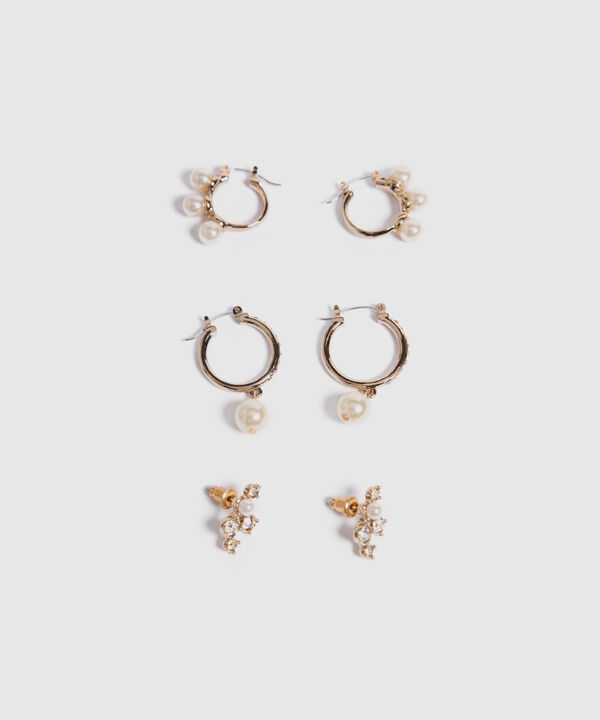 Aretes Set X 4 Pares De Aretes Ref. Kf231-0132-1