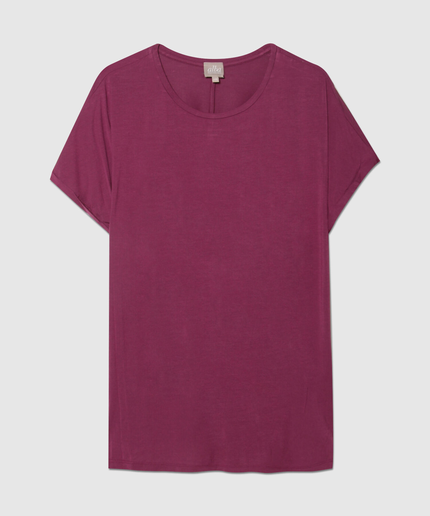 Camiseta Manga Corta con Cuello Redondo