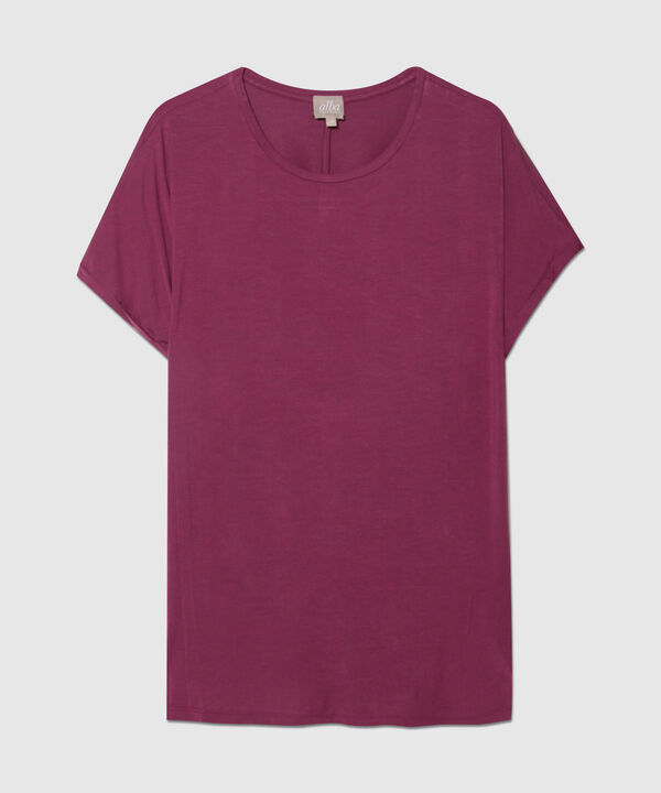 Camiseta Manga Corta con Cuello Redondo