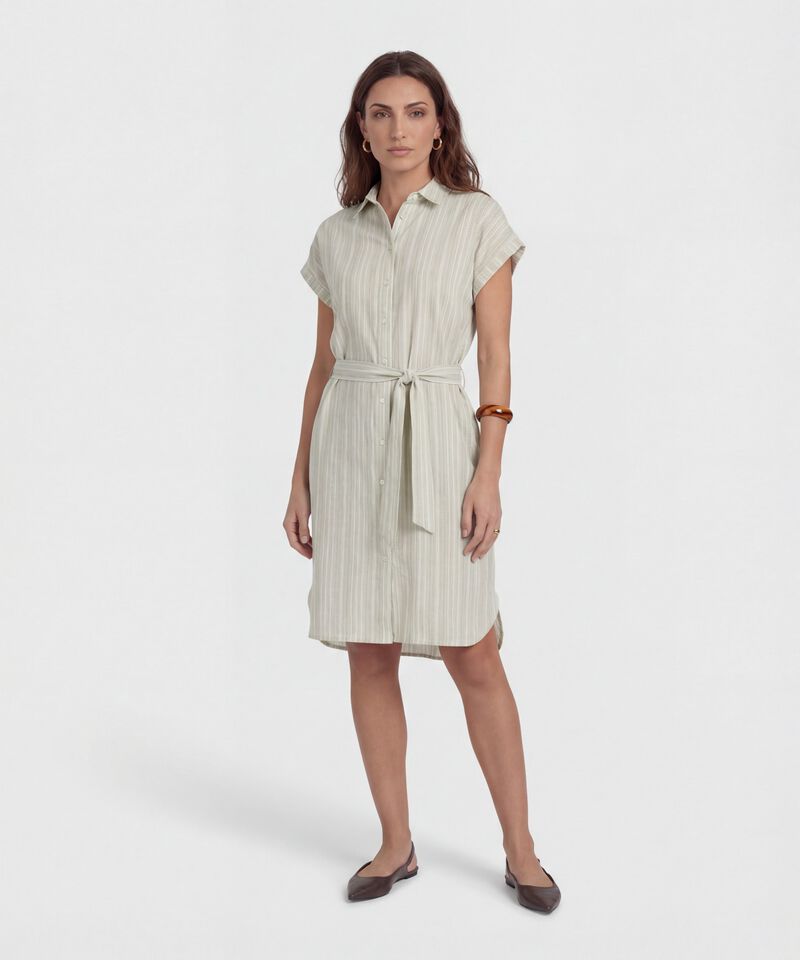 Vestido Camisero con Cintur&oacute;n para Mujer