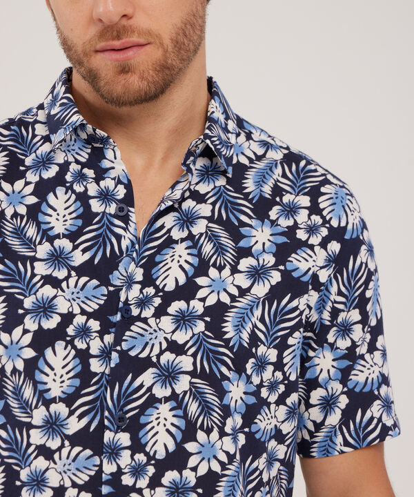 Camisa Manga Corta Estampada image number null