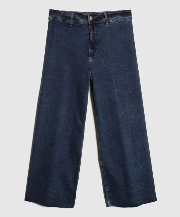 Jean Culotte Tono Azul Medio