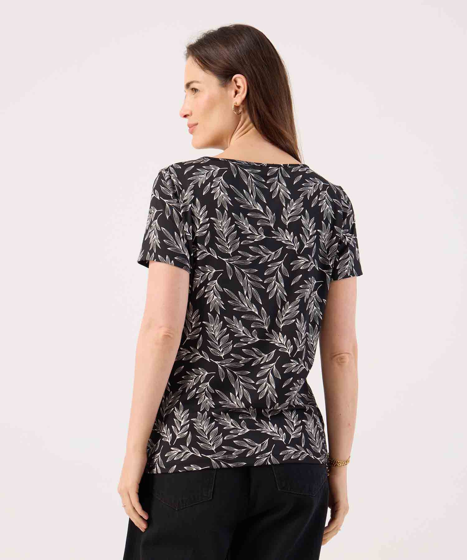 Camiseta manga corta estampada