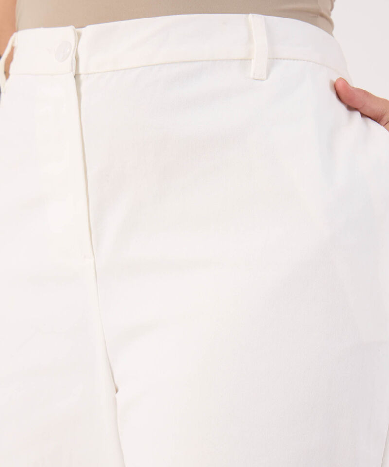 Pantalon Unicolor Para Mujer