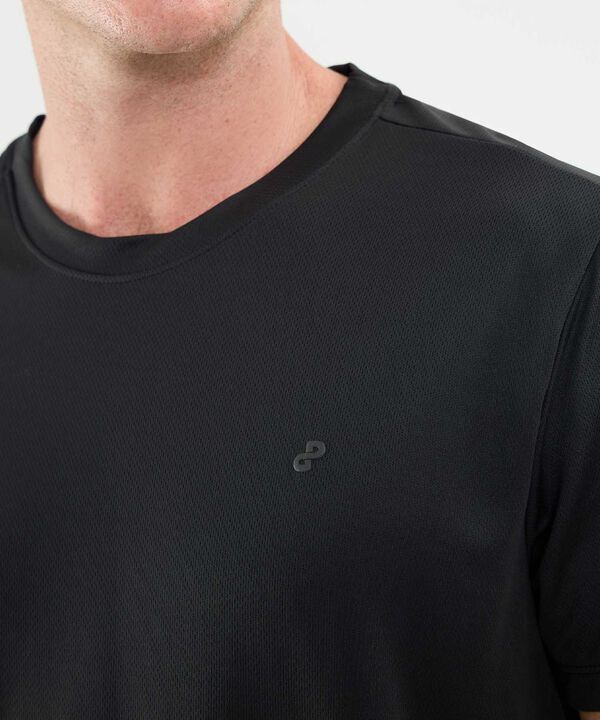 Camiseta Manga Corta Texturizada Con Cuello Redondo Para Hombre image number null