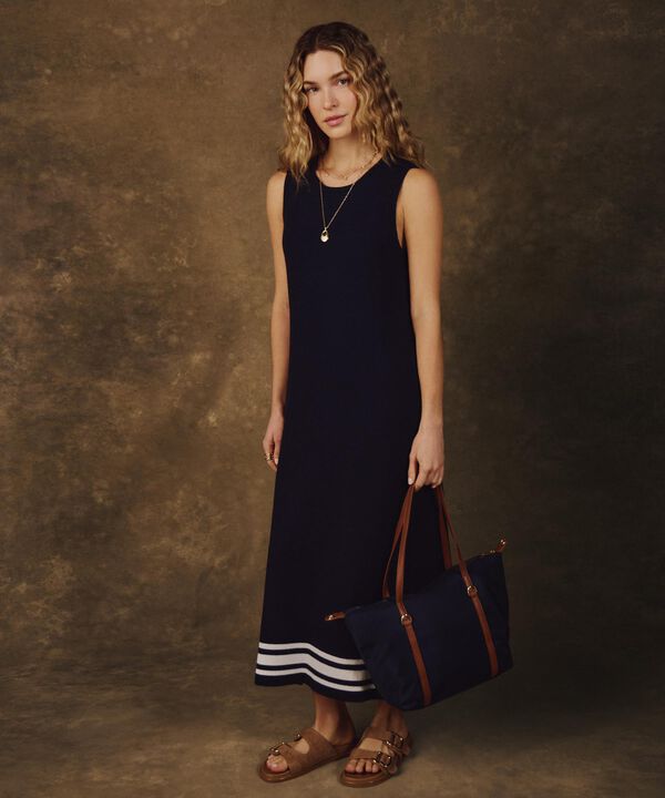 Vestido Midi Sin Mangas Para Mujer image number null