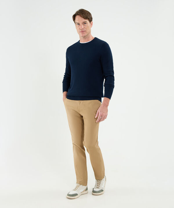 Saco Cuello Redondo Con Coderas Para Hombre image number null