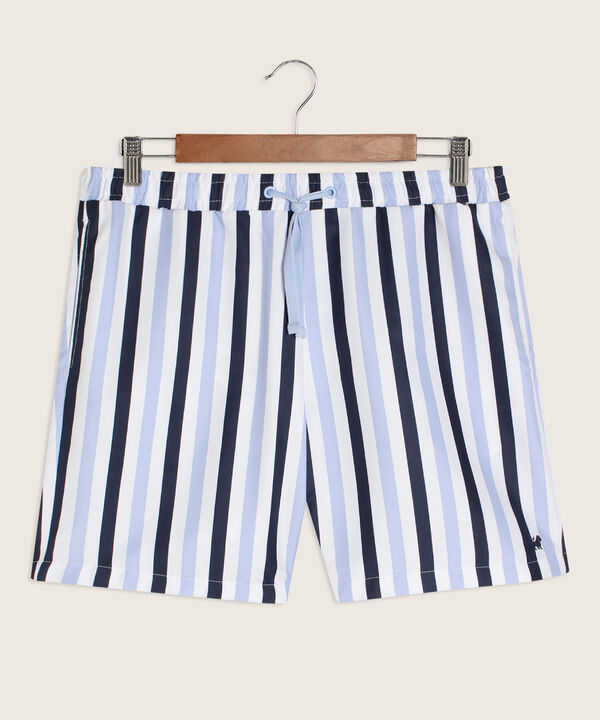 Bermuda Bañadora Estampada Tejido Plano