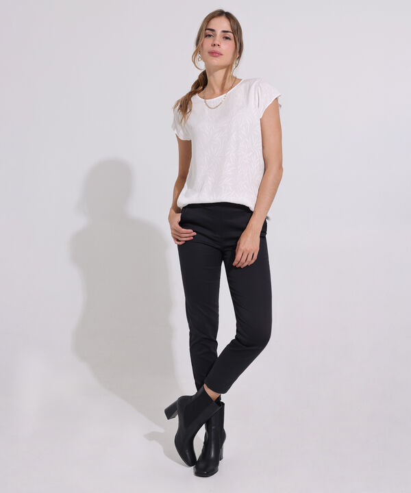 Leggings Unicolor Con Elástico Interno
