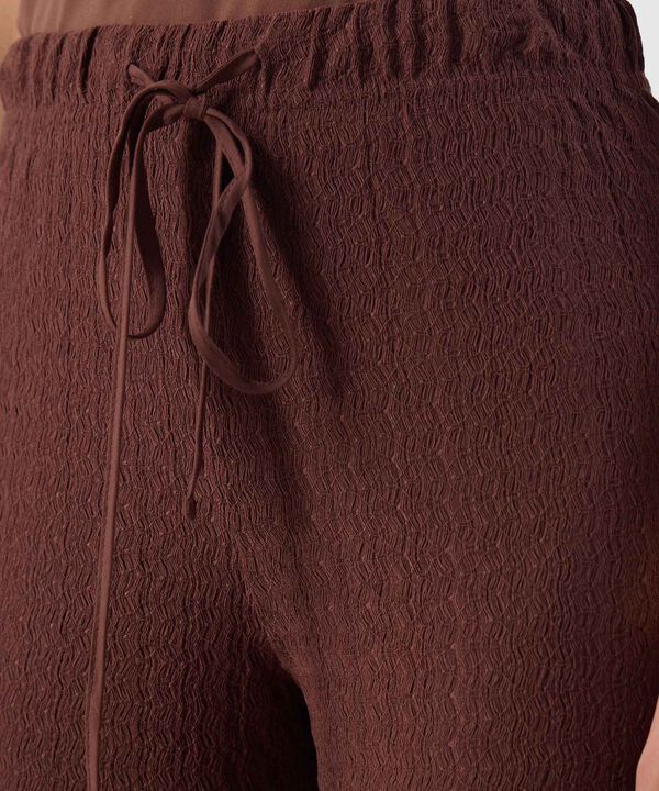 Pantal&oacute;n Tejido Amplio C&oacute;modo Para Mujer image number null