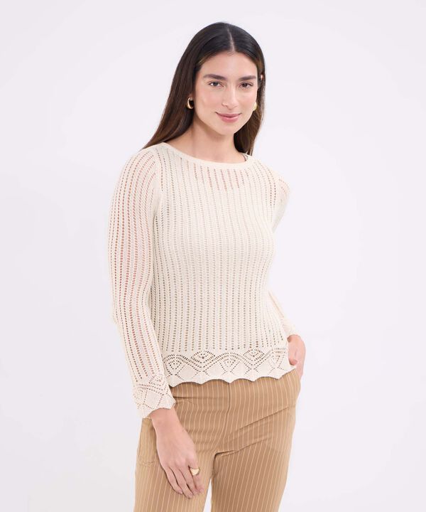 Saco unicolor para mujer image number null
