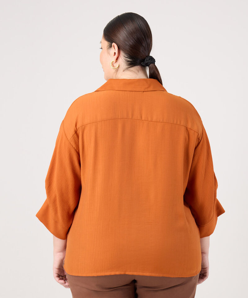 Blusa Manga 3/4 Para Mujer Curvy