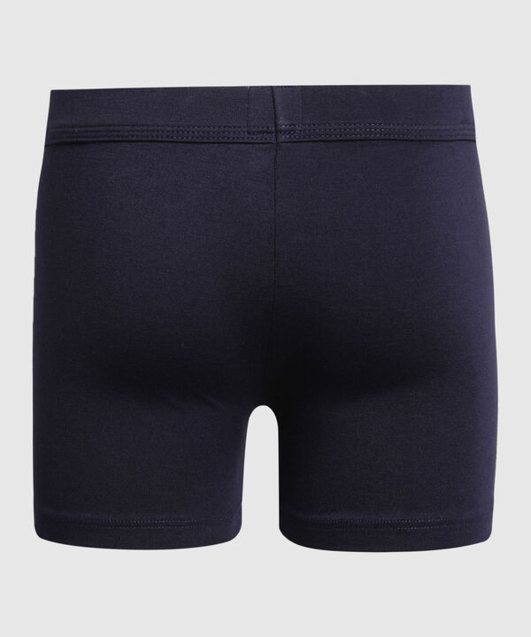 Pantaloncillo Boxer Unicolor En Algodon Encarterado image number null