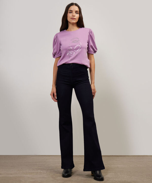 Jean Jegging Flare Azul Oscuro image number null