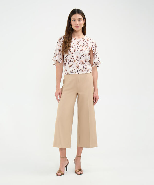 Pantalón Culotte Tiro Alto image number null
