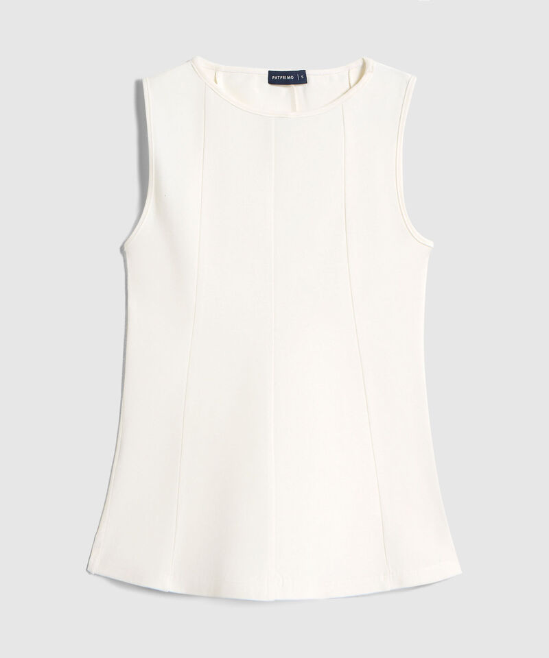 Camiseta Unicolor con Pinzas para Mujer