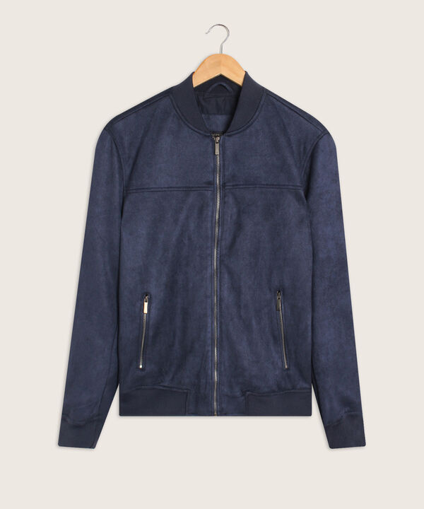 Chaqueta Tipo Bomber Con Bolsillos