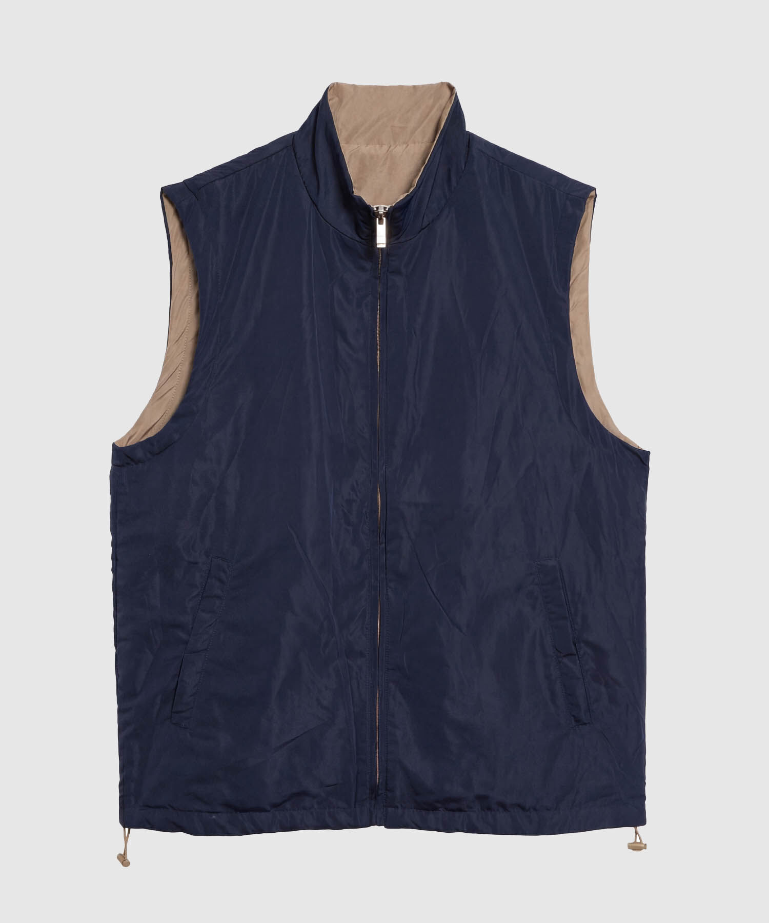 Chaleco Reversible con Cuello Alto para Hombre