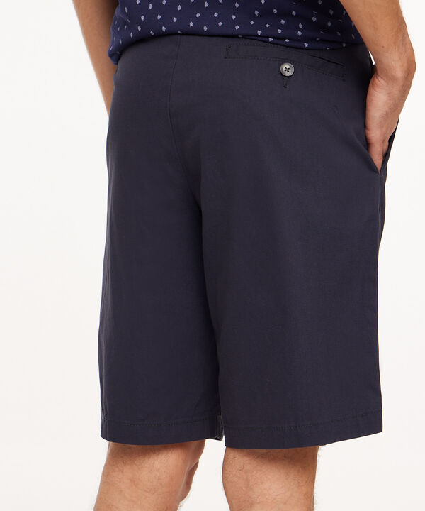 Bermuda Para Hombre Corta Unicolor Con Bolsillo Trasero image number null