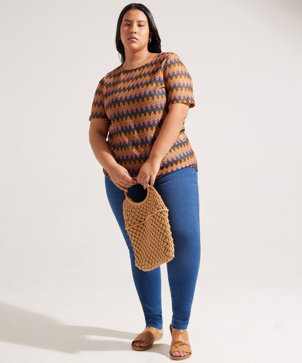 Camiseta Manga Corta en Missoni