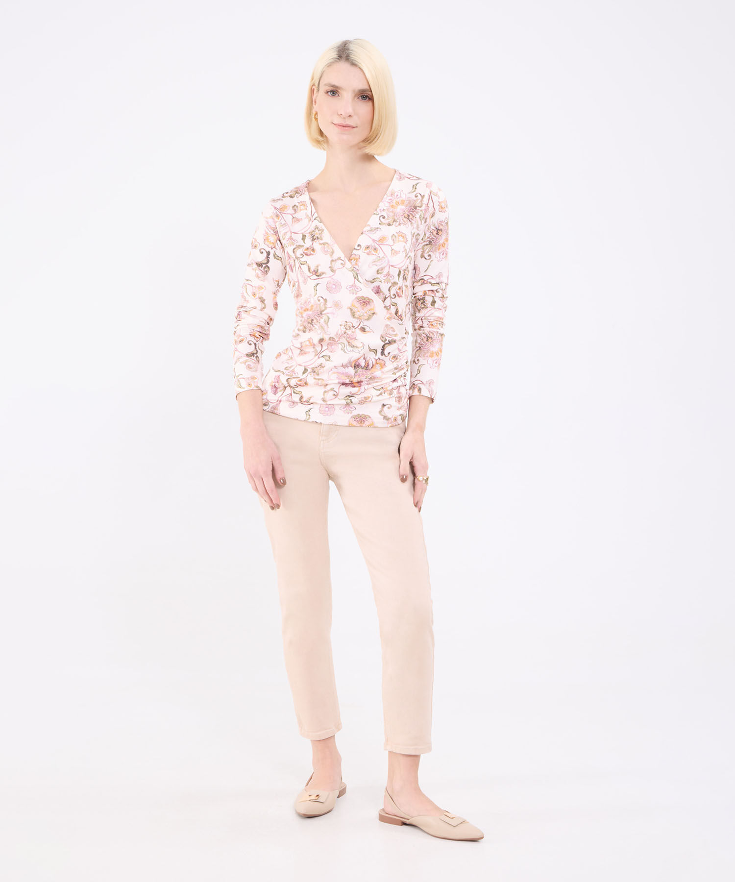 Camiseta Manga Larga Para Mujer