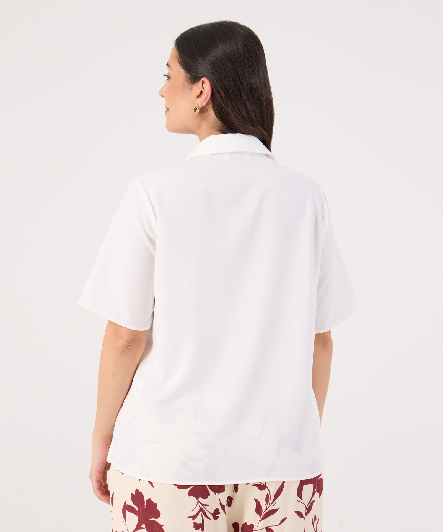 Camisa Estampada Para Mujer Curvy