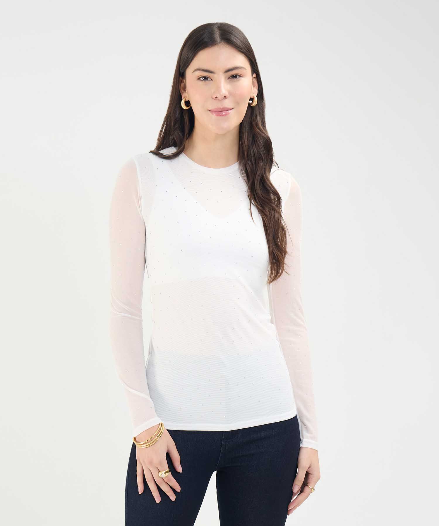 Camiseta con Brillos