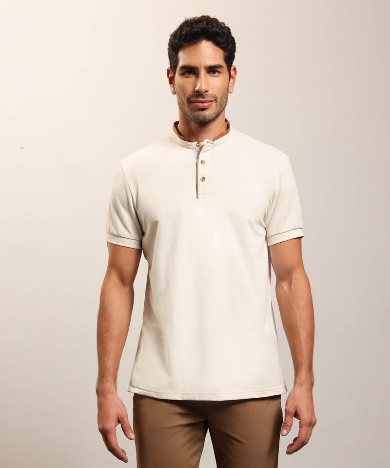 Polo Cuello Neru Slim Fit para Hombre