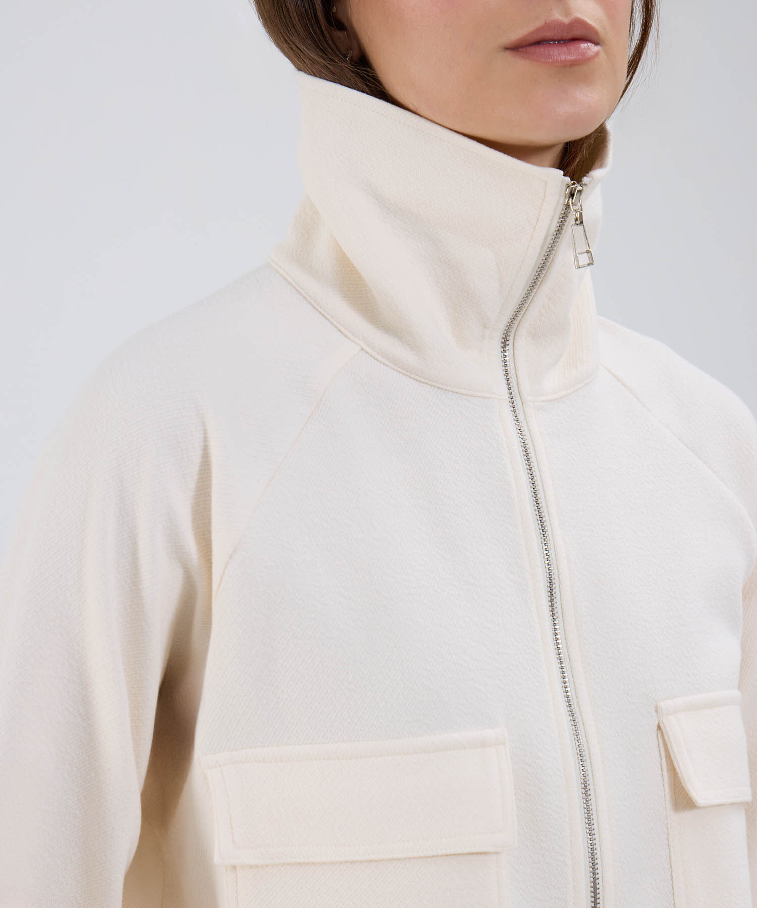 Chaqueta Casual Con Bolsillos De Parche