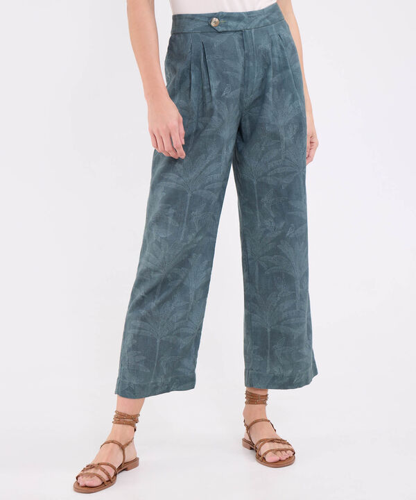 Pantalon estampado para mujer image number null
