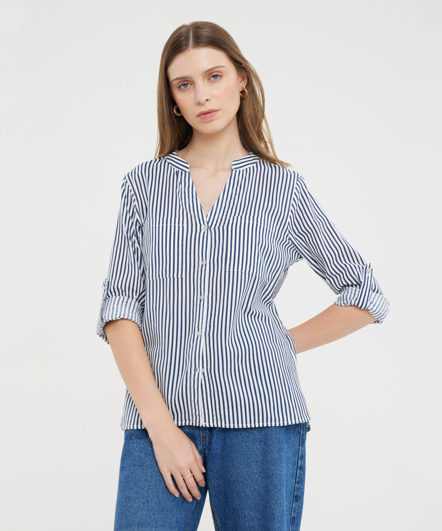 Blusa Manga Larga  Estampada